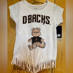 Tiny Turnip Gear AZ Diamondbacks Fringe T-Shirt - White